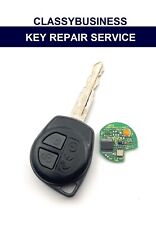 Repair service for Fiat Scudo Sedici 2 button remote key fob refurbishment