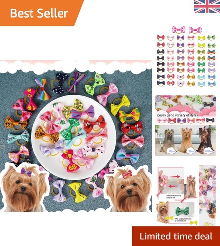 Assorted 50pcs satin dog hair - assorted,