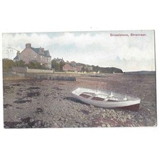 STRANRAER Broadstone Road, Old Postcard Postmark Stranraer 1907, JPM Series