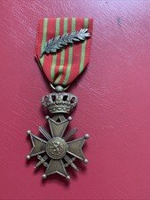 WW1 WW2 Or Post War Croix De Guerre With Palm  Belgium Medal No 3