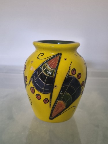 Anita harris yellow vase - harris,