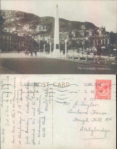 The cenotaph llandudno - the, 1946