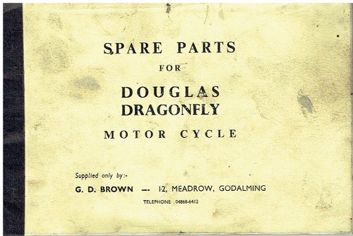 Douglas dragonfly motor cycle - dragonfly,