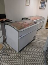 large and small chest freezer used - glass door