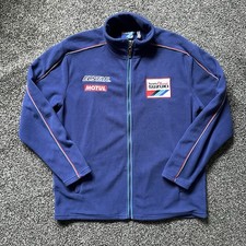 Suzuki Racing Fleece Jacket Tyco Size L Clinton Official Merchandise Patches