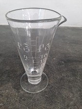 Vintage Glass Conical Measuring Jug