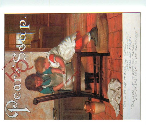 Picture postcard pear soap - pear's,