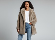 Zara Women’s Faux Fur Coat