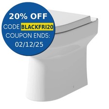 D Shape Toilet Seat Soft Close Hinges Top Fix Bathroom Cloakroom Modern White