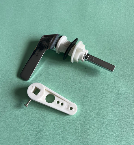 Chrome plated low level - plated, toilet