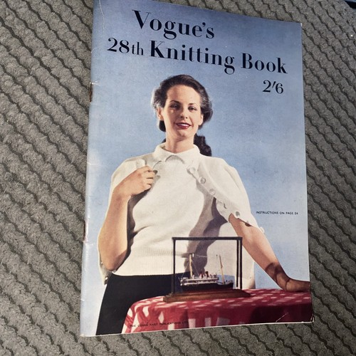Vintage vogue 28th - vogue, knitting