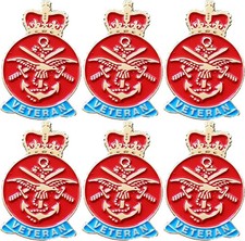 6 pcs x ARMED FORCE pin badge