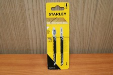 Genuine Stanley STA21072  T Shank Speed HCS Wood Jigsaw Blade Two Pack T144D