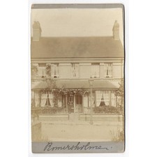 MINEHEAD House at 71 Summerlands Avenue Cabinet Card Photograph 1910