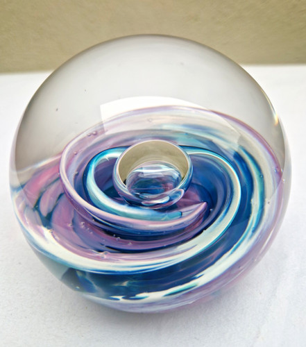 Selkirk glass paperweight - glass,