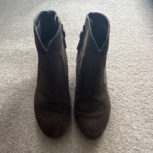 Clarks chocolate brown suede - clarks,