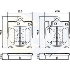For Mercedes CLK A209 350