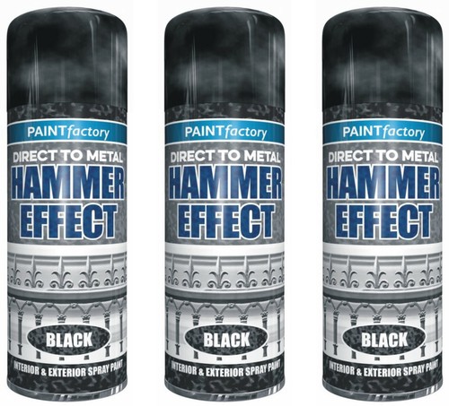 400ml hammer effect black - 400ml,