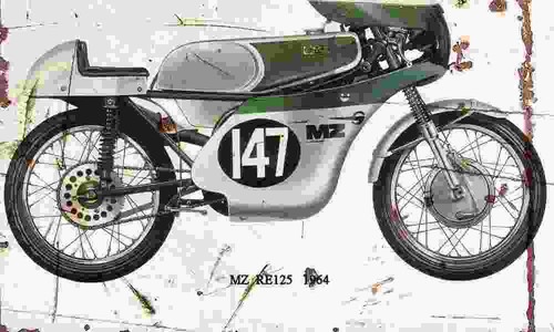 Re125 1964 aged - 1964, vintage