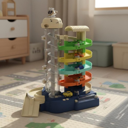 Multi level car garage - car,