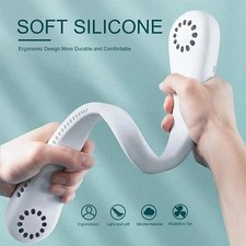 Neck Fan 3 Speed Bladeless Cooler Neckband Hanging Rechargeable Quiet Lazy USB