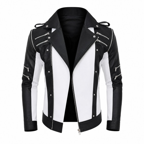 Men black white genuine - black,