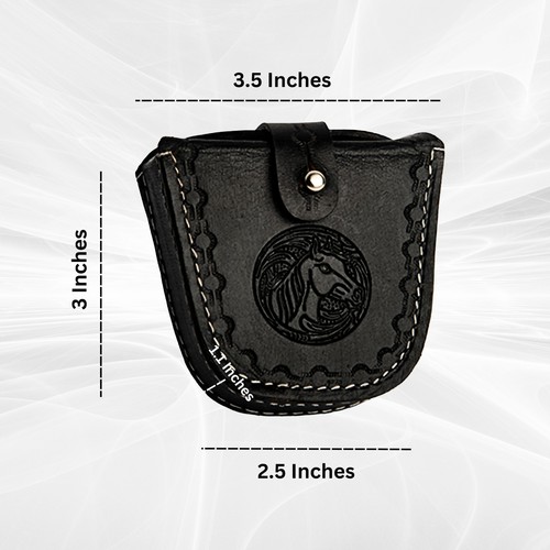 Cowboy leather rifle bullets - leather,