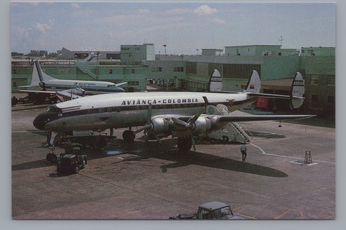 Avianca lockheed super - lockheed,