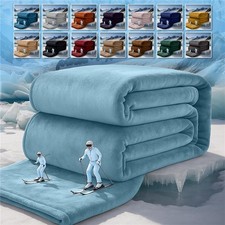 UK Double Sided Cool Night Blanket All Season Quilt Reversible Blanket Sleeping