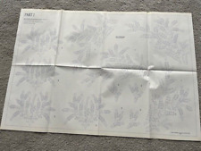 Vintage iron on embroidery