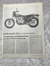 KAWASAKI Z1A 1976 POSTER ADVERT READY TO FRAME A4 SIZE FILE T