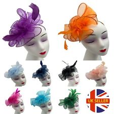 Women Fascinator Headband Aliceband Hat  Weddings Ladies Day Royal Ascot Hat New