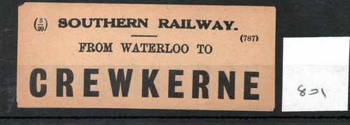 Southern railway luggage - railway.,