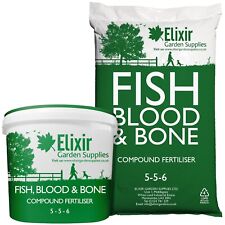 Fish, Blood & Bone Organic Fertiliser & Plant Feed | N.P.K 5-5-6 | 500g - 25kg