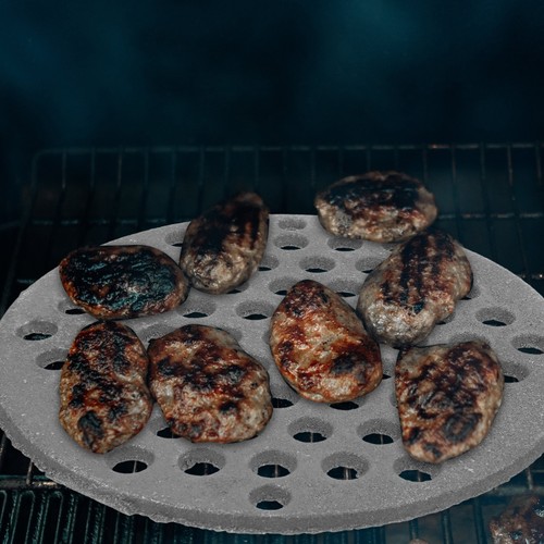 Black cast iron round - black,