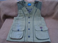 Men's green wool herringbone