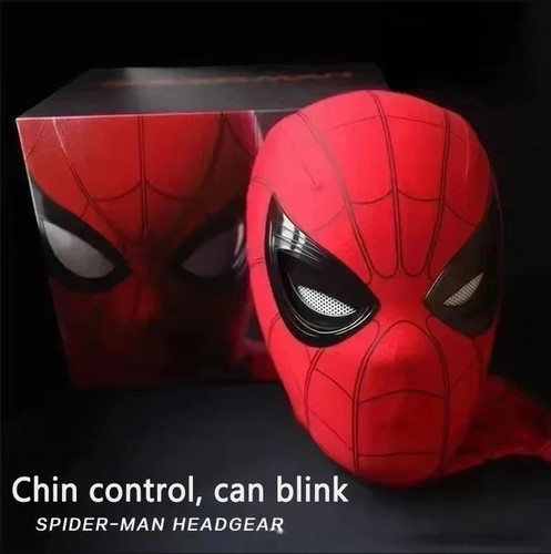 Spider man mask moving - mask,