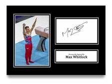 Max Whitlock Hand Signed A4