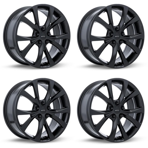 Set satin black alloy - of,