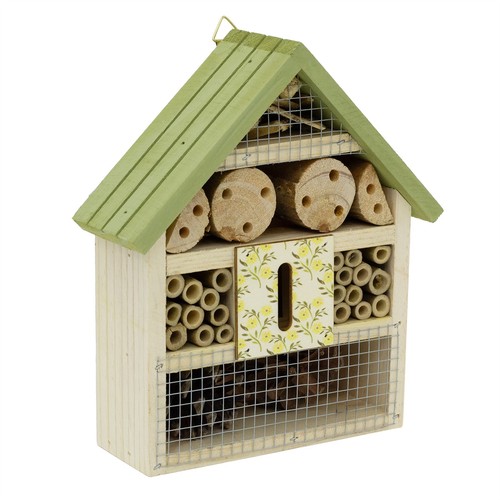 Wooden insect hotel cm - hotel,, bee