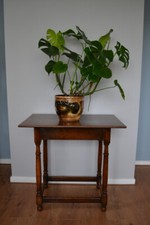 Edwardian Oak hall table