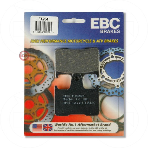 Rear brake pads organic - pads, ebc
