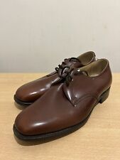 Saxone warwick Mens Brown Leather Derby Shoes uk 8  very lightly worn