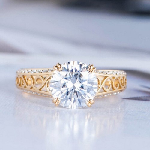 2ct round cut solitaire - 2ct,