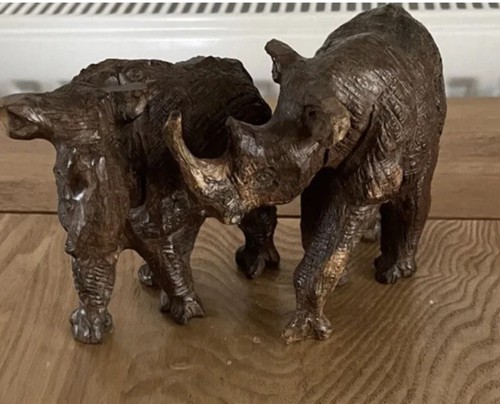 Vintage hand carved - carved, wood