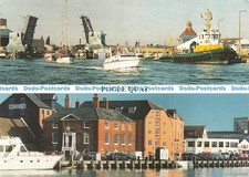 D223840 Poole Quay The Lifting Bridge and Tug Herbert Ballam Delpool Picture Lib