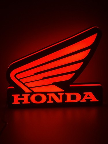 Honda wing light - sign,
