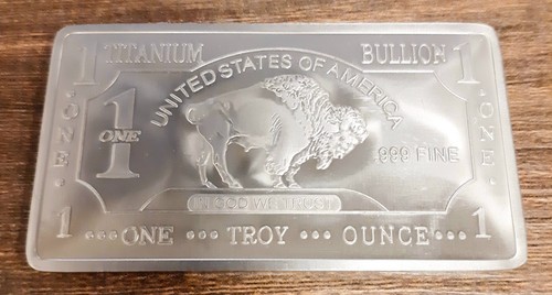 Titanium buffalo bar 999 - bar, oz