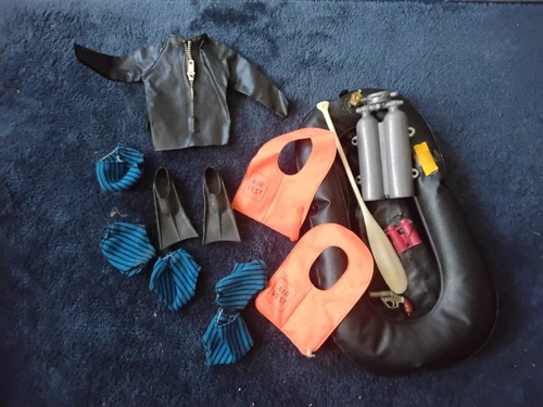 Vintage action man scuba - man,