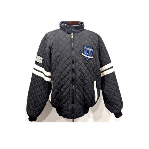 Honda quilted bomber jacket - honda,